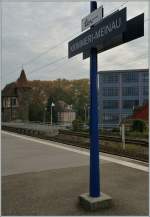 Das Stationsschild von Krimmeri Meinau.
29.10.2011