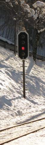 Signale und Sicherheitstechnik/2108/am-18122007-dampfte-das-einfahrsignal-von Am 18.12.2007 dampfte das Einfahrsignal von Gstaad. 