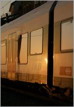 Die Abendsonne bringt es an den Tag: dieser Flirt 523 015 fuhr fr�her bei TILO...
St.Saphorin, den 14.03.2012